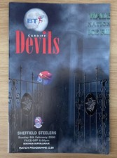 Cardiff Devils v Sheffield Steelers - 1999/00 Sekonda Superleague - Sun 6/2/2000