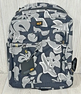 Neu mit Etikett Hawaiian Performance Surfwear Rucksack schwarz grau Nylon tropische Blumen - Bild 1 von 15