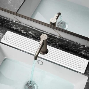 DK177 Faucet Mat for Kitchen Sink - Water Absorbing Stone Tray for Sink, Diatomi - Bild 1 von 7