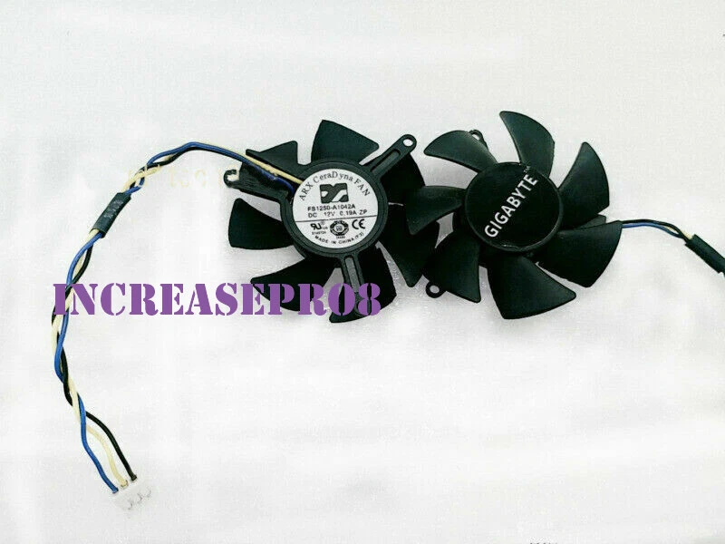 For Gigabyte FS1250-S2053A Cooling GTX 1030 fan GTX 1050 Ti OC Low Profile - Image 1 of 4