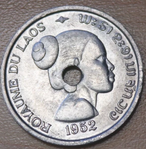 Laos 1952 10 centavos - Imagen 1 de 2