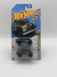 2023 Hot Wheels LAND ROVER SERIES II / NEW for 2023 / Lot of 2