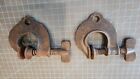 ANTIQUE SCREW CLAMP FOR VERTICAL LIFTING ~ SET OF 2 ~ US IC - mjkT