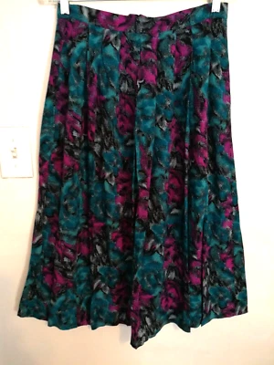 Falda midi Worthington para mujer 12 púrpura azul negro gris cremallera "de colección EE. UU." Foto 1 de 4