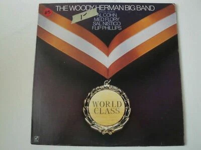 THE WOODY HERMAN BIG BAND WORLD CLASS VINYL LP 1984 CONCORD RECORDS AUTOGRAPHED - Image 1 of 4