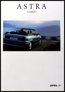 Opel Astra F Cabrio Prospekt 10.1996 auch Cabrio Ambiente und Bertone Edition - Picture 1 of 7