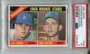 1966 Topps #288 Don Sutton Rookie PSA 5 EX Los Angeles Dodgers - Picture 1 of 2