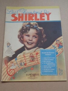 Shirley Temple - Les Chansons de Shirley - 1936 French song book (Henri Faivre) - Picture 1 of 1
