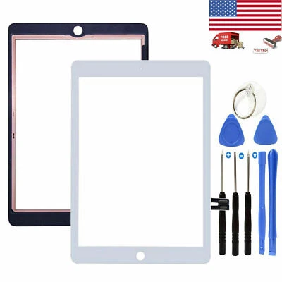 Touch Screen Digitizer Replacement For iPad 2/3/4/5/6/7/8 Mini Black & White LOT - Image 1 of 2