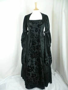 Gothic Wedding Dress, Medieval Gown Custom Made to size - Picture 1 of 6
