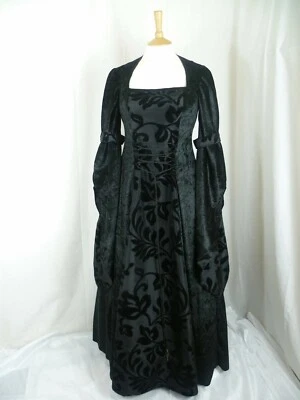 Gothic Wedding Dress, Medieval Gown Custom Made to size - Image 1 of 4