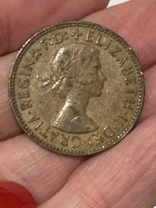 1921 Great Britain One Penny George V Bronze Coin - Picture 1 of 4