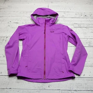 Mountain HardWear Rain Jacket Womens M Purple Lightweight Windbreaker Outdoors - Picture 1 of 6