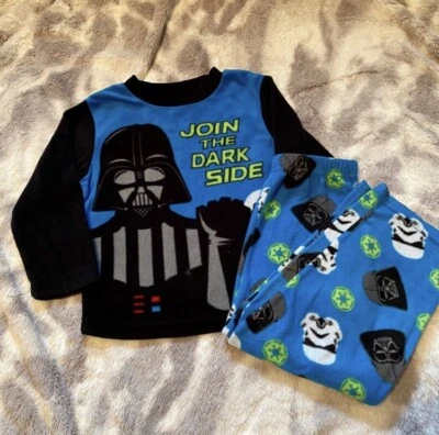 TODDLER  4T Star Wars Darth Vader Storm Trooper PJ set Long Sleeve Top & Pants - Image 1 of 4
