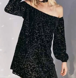 ecote by urban outfitters Gr. Small Samtkleid neu mit Etikett - Bild 1 von 7
