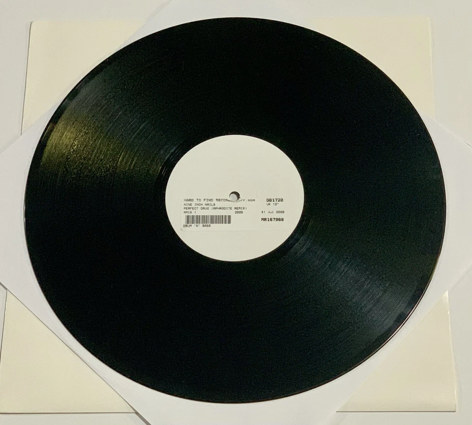Nine Inch Nails Dub War Perfect Drug UK White Label Aphrodite Mix 12” Vinyl 2008 - Image 1 of 4