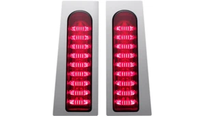 2040-2157 - CUSTOM DYNAMICS ProBEAM® Fillerz® Saddlebag LED Lights - CHROME - Picture 1 of 2