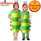CK2174 Child Hungry Caterpillar Costume Tunic Boys Girls Book Week Animal Insect