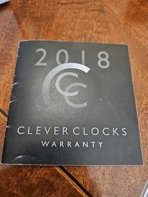 New In Box 2018 Clever Clocks Black Hexagon Table Top 5.75 X 5.75 Handmade - Image 1 of 4