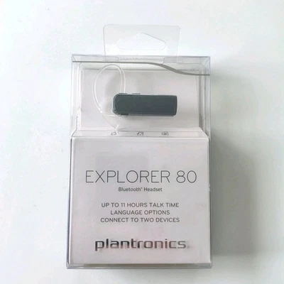 Plantronics Explorer 80  In-Ear Wireless Bluetooth Headset - Sealed - Rare - - image 1 of 4