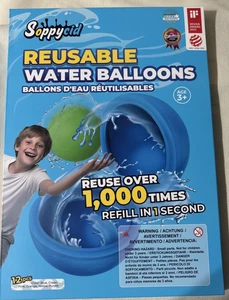 Palloncini Acqua Riutilizzabili Magnetici Riempimento Rapido Silicone Piscina Spiaggia Giocattolo Bambini 12 pz - Foto 1 di 4