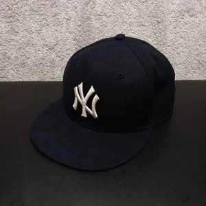 New Era 59Fifty Hat MLB Basic New York Yankees Black OSFA Fitted 7 5/8 - Picture 1 of 15