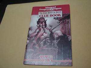 Commodore AD&D DARK QUEEN OF KRYNN CLUE BOOK, DRAGONLANCE PC, Amiga, Macintosh - Picture 1 of 9