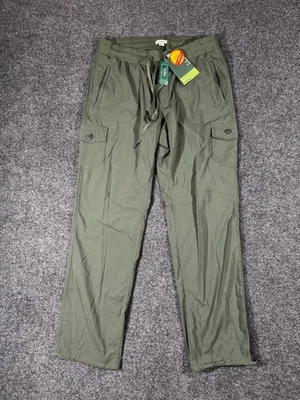 Pantalones LL Bean para mujer L Vista Camp SunSmart UPF 50+ pantalones cargo verdes para exteriores Foto 1 de 4