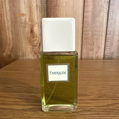 VINTAGE COTY EMERAUDE SPRAY DE COLÔNIA 2,5 FL Oz. NOVO - Imagem 1 de 4