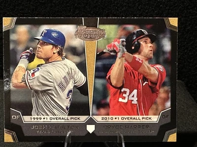 2012 Брайс Харпер/Джош Гамильтон Bowman Top Picks дебютант карта #TP-HH - Изображение 1 из 2