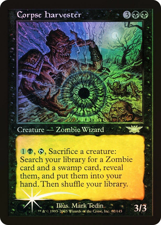 MTG FOIL Corpse Harvester  - Legions #62 - Image 1 of 1