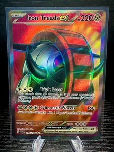 Iron Treads ex 233/198 Sv01: Conjunto Base Escarlata y Violeta Ultra Raro Pokemon Juego de Cartas Coleccionables Casi Nuevo - Imagen 1 de 2