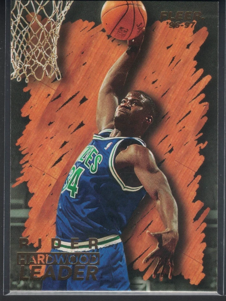 Fleer 1996-97 - Isaiah Rider #135 Hardwood Leader Timberwolves Foto 1 de 1