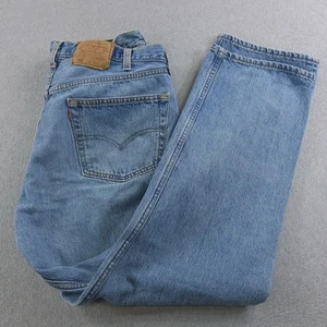 Jeans vintage Levis 501 para hombre 40x30 pierna recta botón mosca hechos en EE. UU. 90 denim - Imagen 1 de 19
