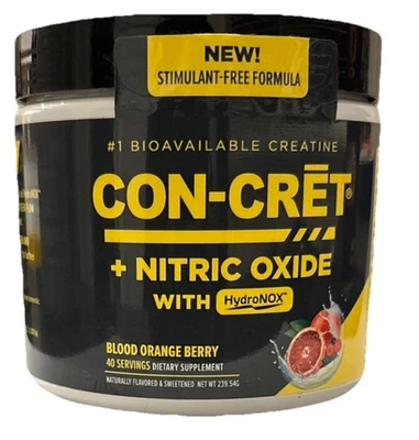 Creatina Con-Cret + Óxido Nítrico com Hydronox-Blood Orange Berry-40 Porções - Imagem 1 de 3