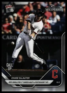 2025 Topps Now #812 Chase DeLauter Cleveland Guardians - Bild 1 von 2