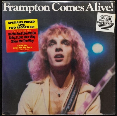 Frampton Comes Alive! SEALED Vinyl 2x LP w/ Hype Sticker 1976 CLEAN NO CUTOUTS! - Image 1 of 2