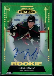 2021-22 Upper Deck Stature Autographs Green #179 Jan Jenik 35/50 - Picture 1 of 2