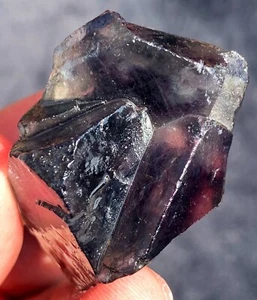 63,5g Gemmy! Natürliches fantastisches grün/lila Fluorit Kristall Exemplar ip1893 - Bild 1 von 14