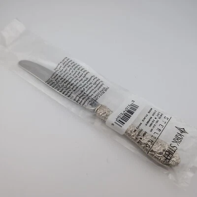 Cuchillo Stieff Rose de Plata de Ley - 8 7/8" - Hoja Moderna - Nuevo en Paquete Foto 1 de 2