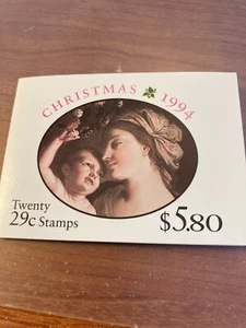 US Scott # 2871 MADONNA & CHILD,Christmas (1994) Booklet 20 MNH 29¢ - Picture 1 of 4