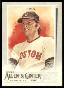 2020 Topps Allen and Ginter Base #143 Carlton Fisk - Boston Red Sox
