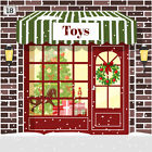 Christmas Toy Store Backdrop Winter Snow Photography Background Studio Props