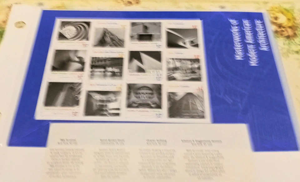 Masterworks of Modern American Architecture #3910  12 Stamps  MNH NICE!! - Image 1 of 1