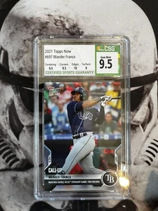 2021 Topps Now #697 Wander Franco PR:2404 CSG 9.5 - New 10 Gem Mint - Picture 1 of 1