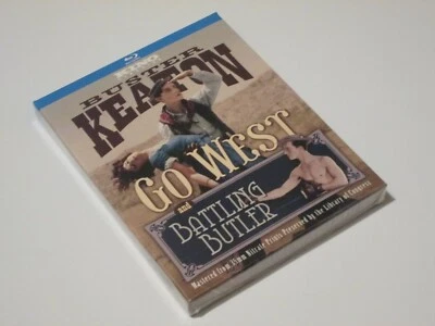 Battling Butler / Go West Blu-Ray with Slipcase RARE OOP Buster Keaton - Image 1 of 2