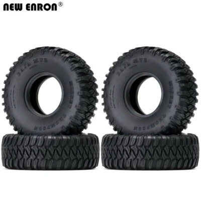 4PCS 1.55" Wheel Tires Tyres for 1/10 RC Crawler D90 TF2 Tamiya CC01 LC70 AXIAL - Image 1 of 4