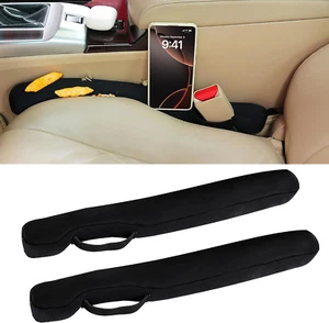 Car Seat Gap Filler 2Pc Set Universal Fit for Car SUV Truck Vehicle Seat Gap Cov - Picture 1 of 12