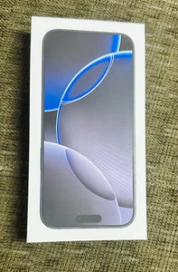 Original Apple Empty Box iPhone 16 Pro Max black Titanium 256 gb - Zdjęcie 1 z 2