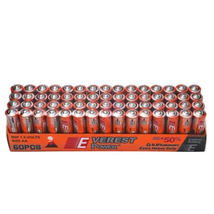 Paquete de 60 pilas AA 1,5 V batería doble A de larga duración 50 % más potencia resistente - Imagen 1 de 2